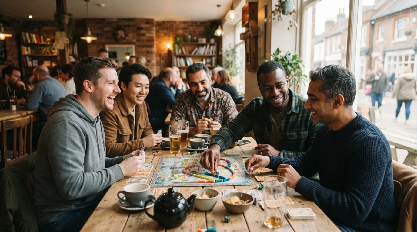 Men Doing Things Together